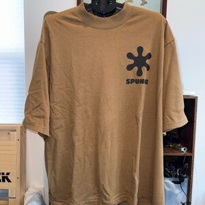 SPUNGE x Shaka Wear Brown Men's T-Shirt IYKYK $79 NEW